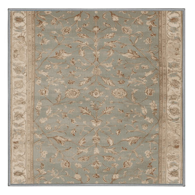 Machine Washable Tabriz Gray Area Rug