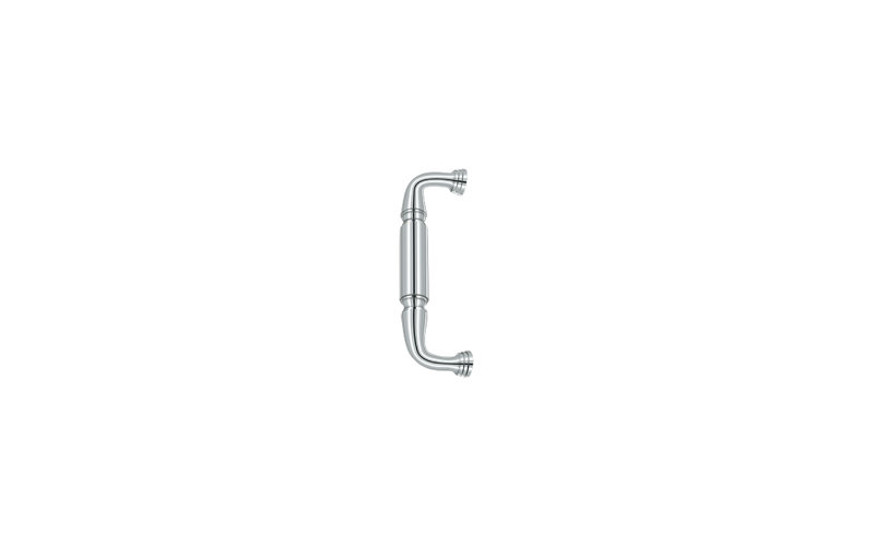 Brass Shutter / Door Accessory, Bright Chrome