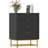 Modern 4-Drawer Dresser, Wood Storage Chest with Metal Handles-975185179
