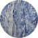Premium Machine Washable Cerrito AMF602 Blue Round Rug