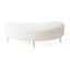 Kidney Upholstered Bench