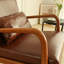 Ihar Faux Leather Accent Chair-1507149328
