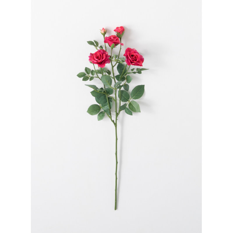 Roses, Rouge, H 24 po x l 3 po x P 6 po