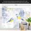 Papier peint animaux - Aquarelle oiseaux - bleu-1580259982