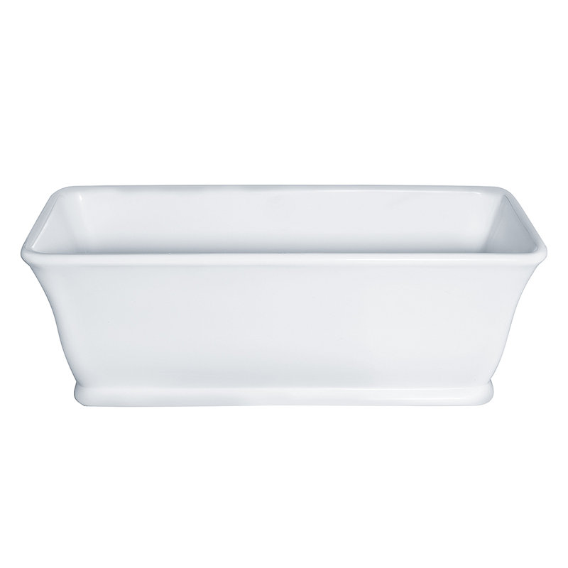 66'' x 30'' Freestanding Soaking Solid Surface Bathtub