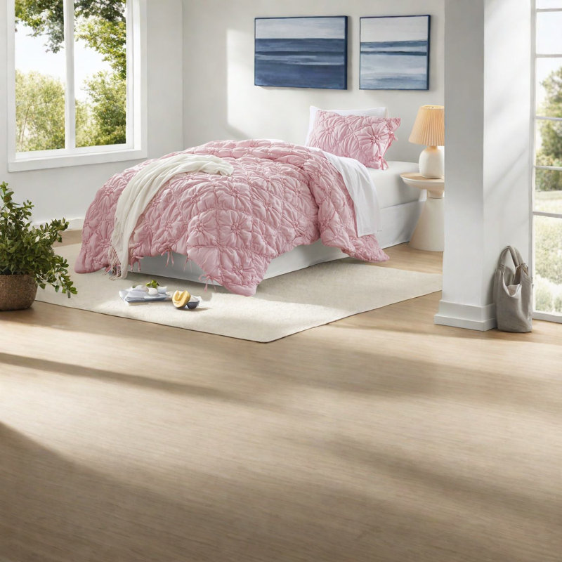 Ensembles de literie Cozy Floral, taille simple en microfibre, chambre à coucher