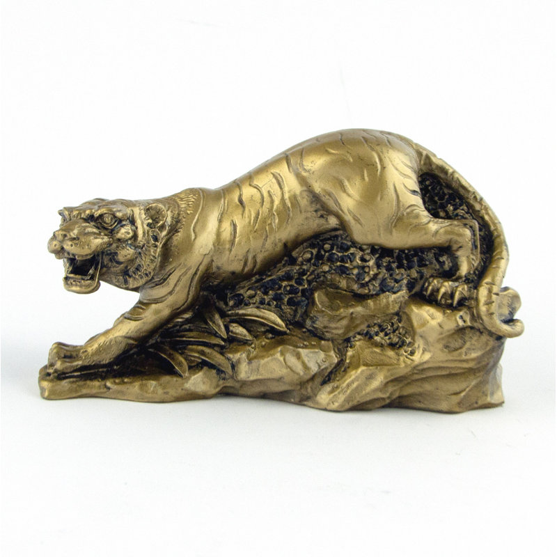 Figurine tigre doré