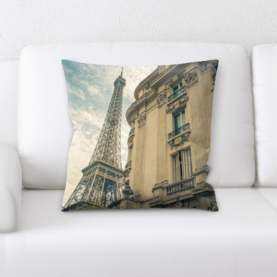 Housse et insert de coussin carré Shara City of Paris