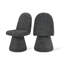 Chaises d'appoint 2 pièces Meine-132840483