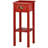 Side Table, Indoor Table, Nightstand With Drawer, Narrow End Table With Bottom Shelf