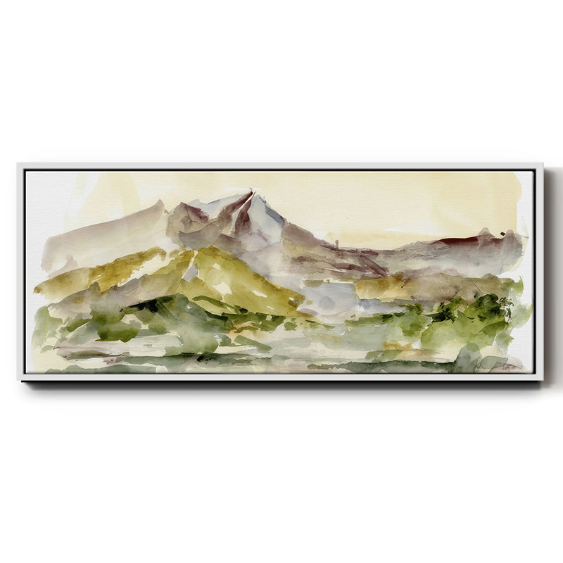 Plum Ridge I- Framed Canvas