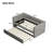 Twin Size Daybed With Trundle, Upholstered Daybed With Padded Back (Daybed)