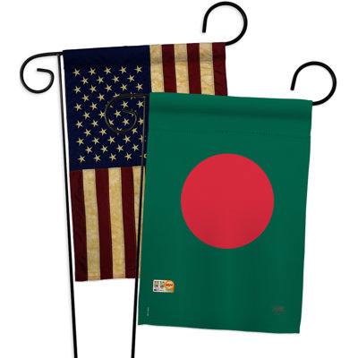 Double Sided 18.5'' H x 13'' W Polyester Garden Flag