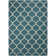 Tapis bleu poils longs Hershman