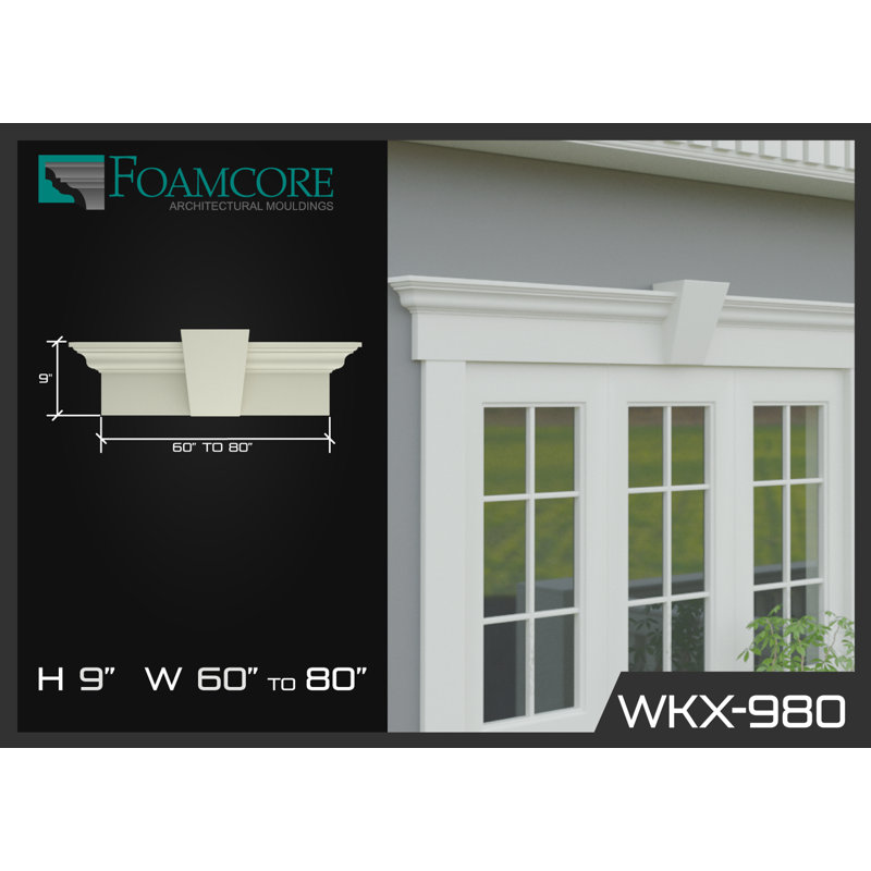 Tête transversale 9 po x 80 po