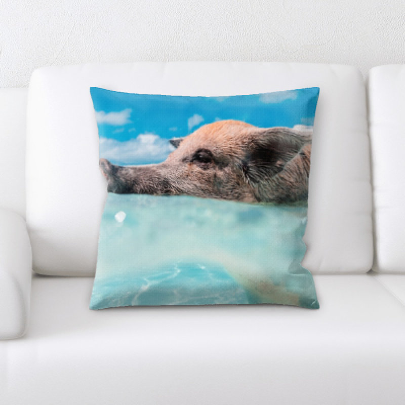Microsuede Reversible Throw Pillow