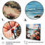 Coastal Sunlit Seashore Papercut II - Nautical & Beach Wall Decor-573307019-793926208