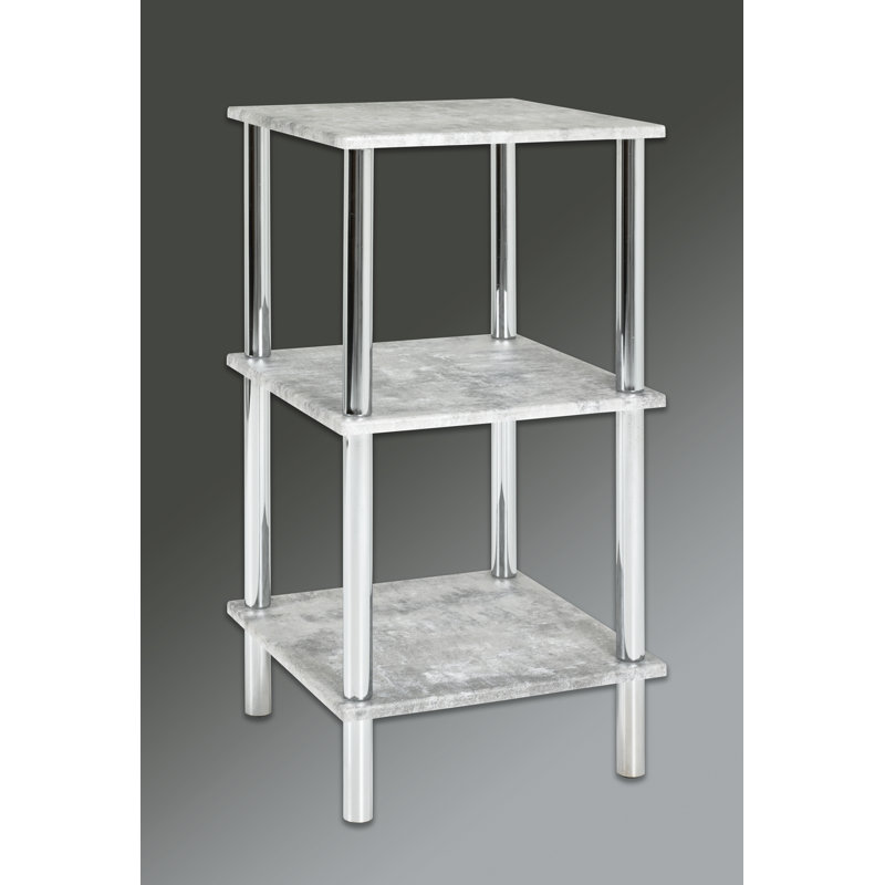 Maryanne 77cm H x 39cm W Steel Etagere Bookcase