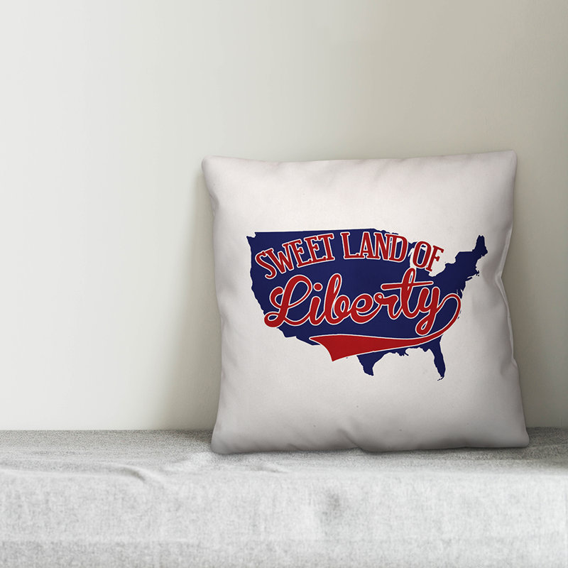  Coussin Sweet Land of Liberty, Intérieur / extérieur
