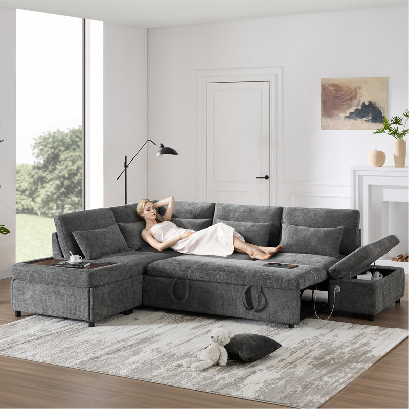 Canapé modulaire coulissant 107 po