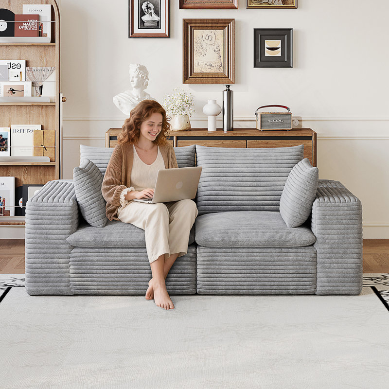 Canapé modulaire infonuagique avec technologie de compression haute densité