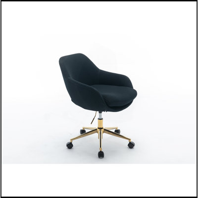 Chaise de bureau confortable en maille avec hauteur réglable et fonction pivotante à 360 °