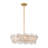 Harlune 6-Light Dimmable Metal and Glass Drum Chandelier-1478957879
