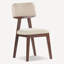 Chaise en bois massif Lazaro