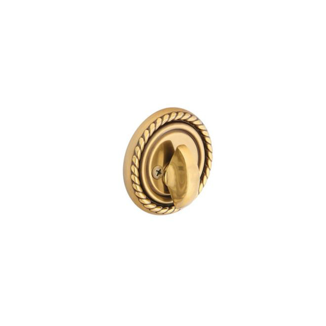 Rope Single Sided Deadbolt Pewter Finish