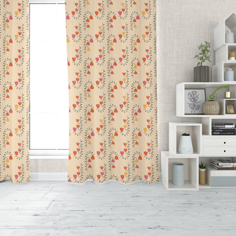 Janya Room Darkening Curtain, 40" W x 82" L
