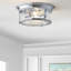 Plafonnier encastré 2 lumières 13,25 po Ceballos-389300311