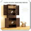 Coffre-fort de cuisine moderne avec armoire de rangement à DEL-2044067072