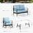4-Person Patio Furniture Set With Rocking Lounge Chairs-574549053