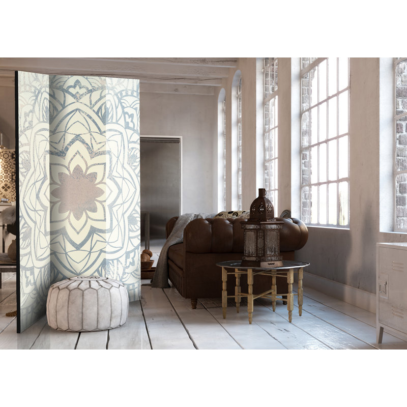 135cm W x 172cm H 3 - Panel Wood Folding Room Divider