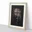 Leopard In The Dark Paint Splash - Picture Frame Graphic Art-56922941-56922942