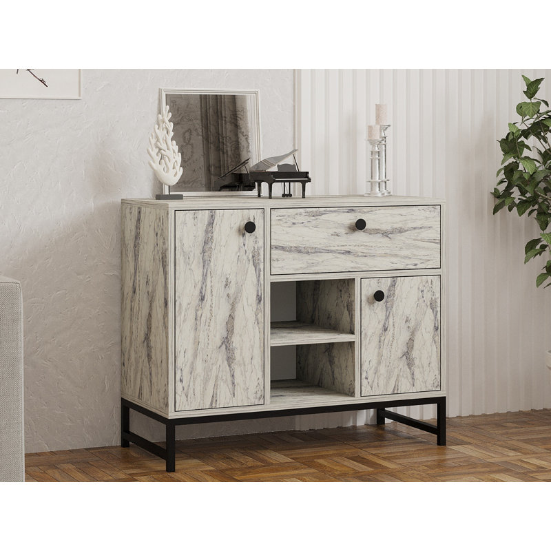 Puqa Design 75cm Console Table, Freesia Marble