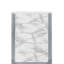 Commode en marbre blanc lune avec DEL