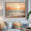 Art sur toile, coucher de soleil sur la plage-109536569-96320083