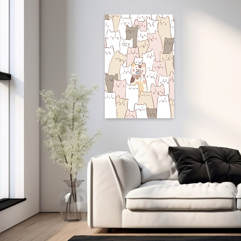 Art contemporain contemporain abstrait, H 36 po x l 24 po