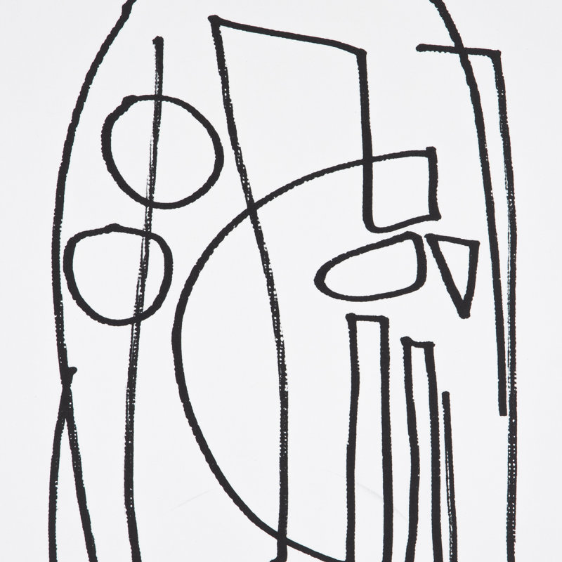 Stark 2 Print by Dan Hobday, Black Floater Framed, 40" H x 30" W x 2" D