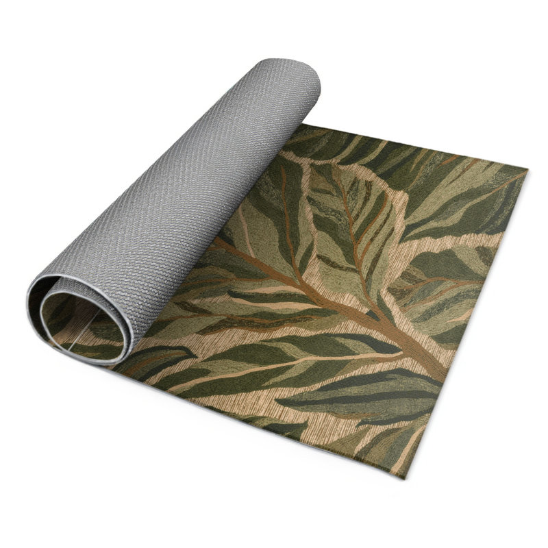 Tapis d'intérieur et d'extérieur brun Nature, Rectangulaire 3 pi x 5 pi