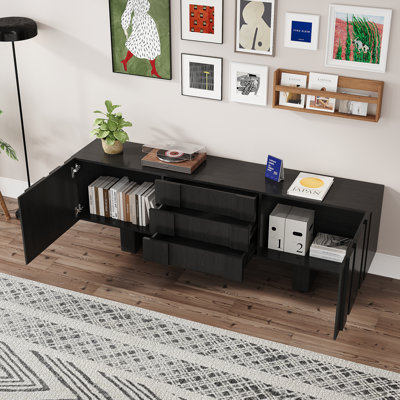 Brown Wood Modern Tv Stand