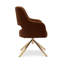 Fauteuil pivotant rembourré Breann-93705339