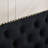 Velvet Tufted Loveseat Bench With Gold-plated Legs, Mid-century Modern, 2-seat Dining Bench, Black-528792151-528853229
