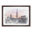 Dubai Skyline in Abstract - Picture Frame Graphic Art Print-55734235-55734233