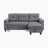 Neroni 79.5" Modern & Contemporary Sectional - Boucle Sectional, Reversible Chaise for Flexible Layout, Integrated Sleeper and Storage-1939346122