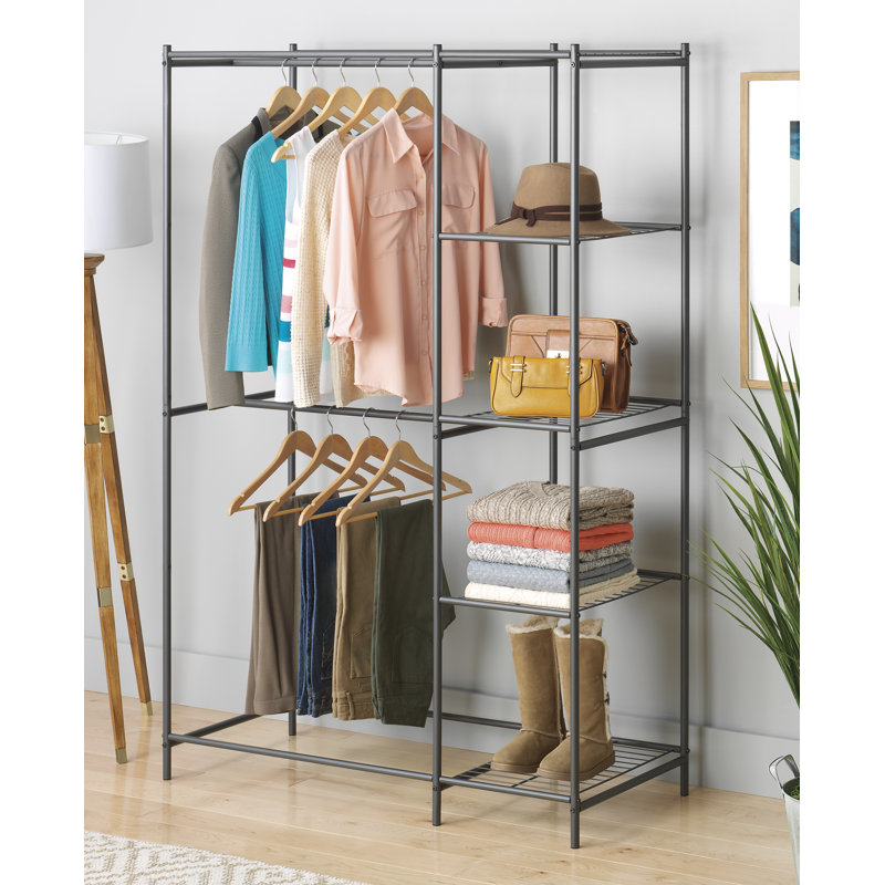Ishraq 45.38'' Metal Clothing Rack