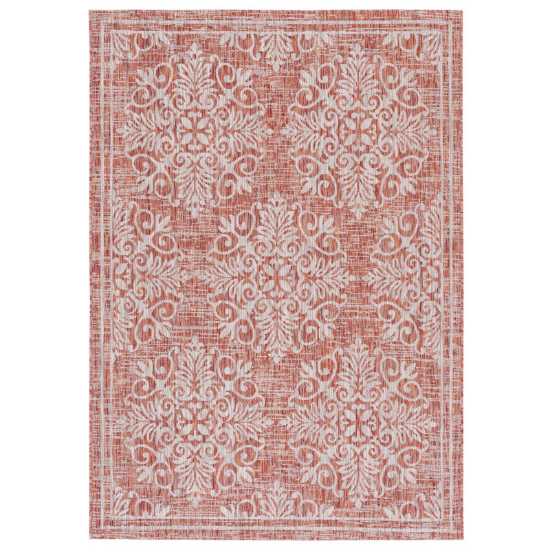 Ajna Performance Oriental Indoor/Outdoor Area Rug, Rectangle 8' x 10'