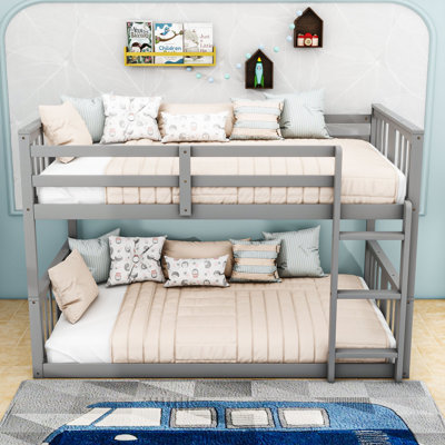 Decarlos Kids Twin Over Twin Bunk Bed