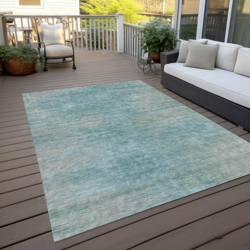  Tapis de porte d'extérieur antidérapant Malchow, Rectangulaire 3 pi x 5 pi